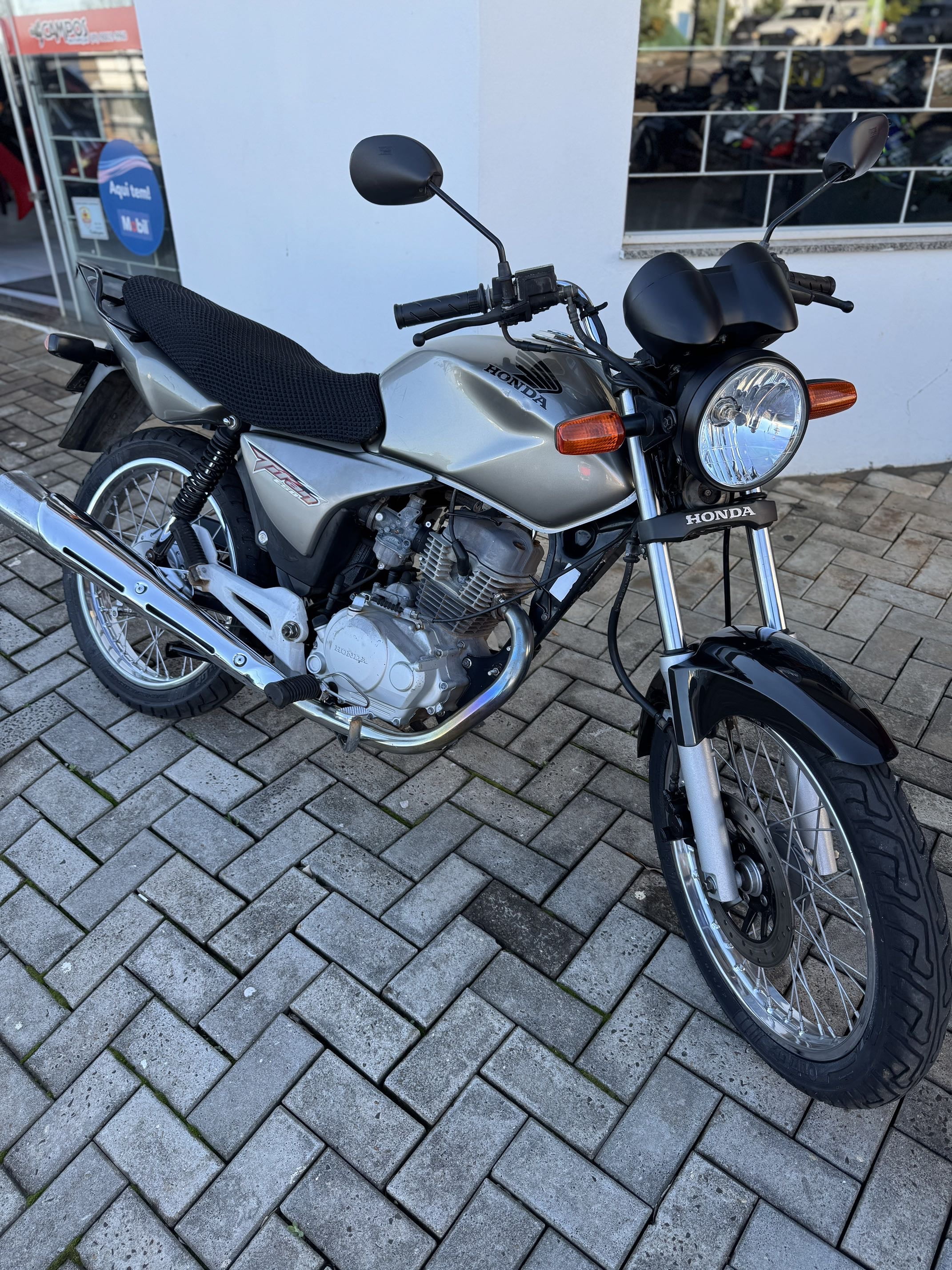 CG 150 TITAN ESD 2008 CINZA