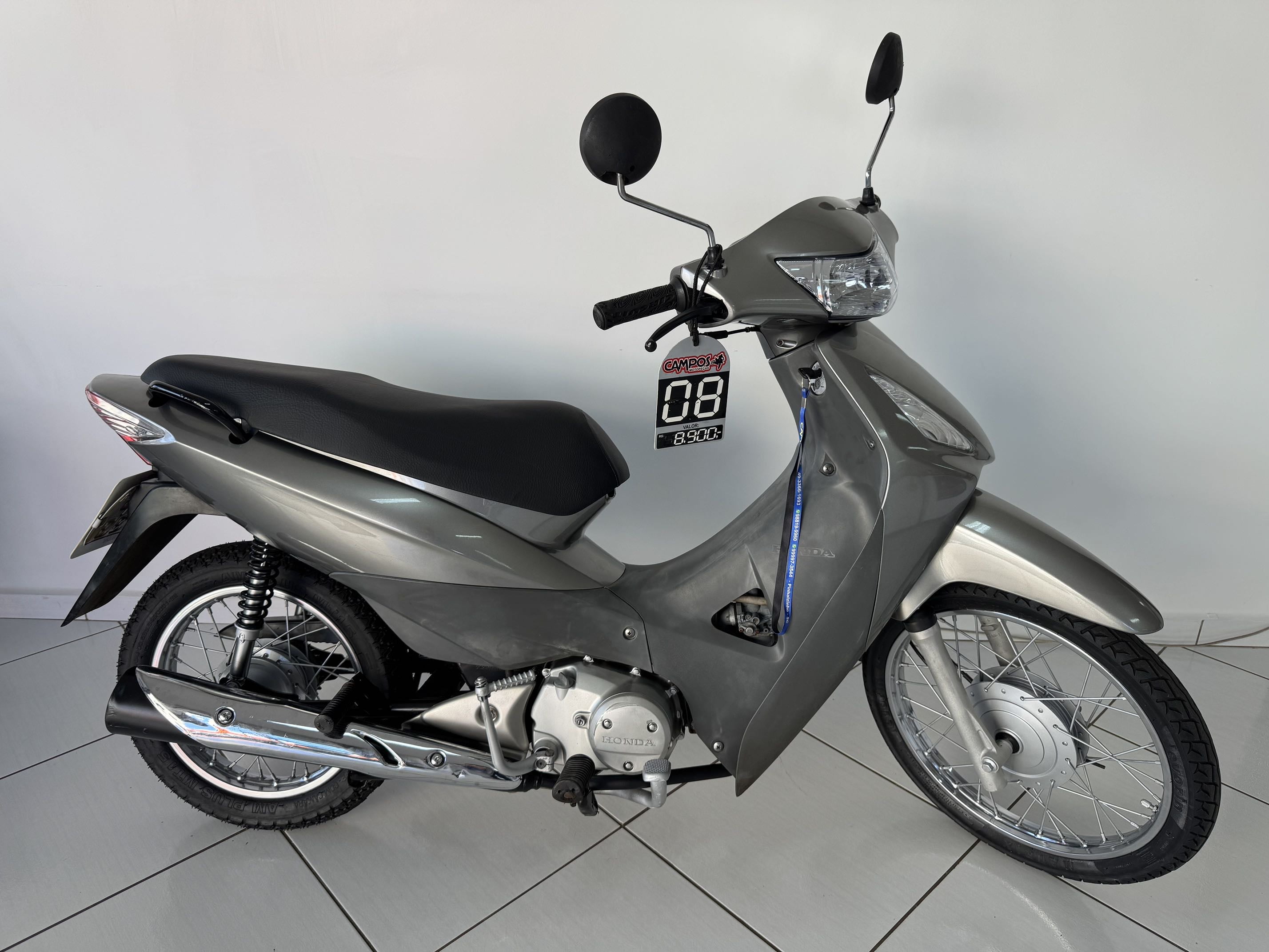 BIZ 125 KS 2008 CINZA
